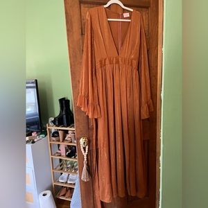 Beautiful burnt orange dress worn once
